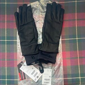 Bogner Black Leather Women’s Gloves